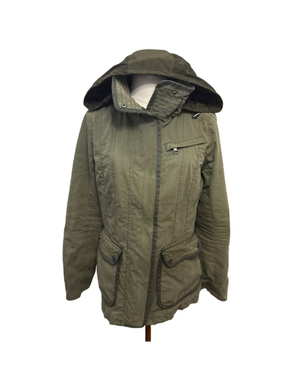 7 For All Mankind Olive Utility Jacket
